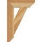 Ekena Millwork Traditional Slat Rough Sawn Bracket, Western Red Cedar, 4"W x 16"D x 24"H BKT04X16X24TRA06RWR - alternate 3